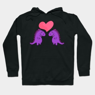 Dinosaurs love Hoodie